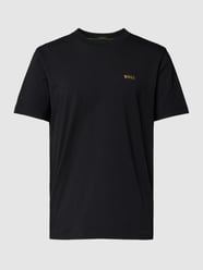 T-Shirt mit Label-Print von BOSS Green Schwarz - 38