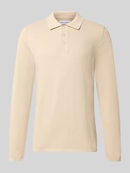 Slim Fit Poloshirt mit Label-Detail Modell 'AUSTIN' von JACK & JONES Beige - 45