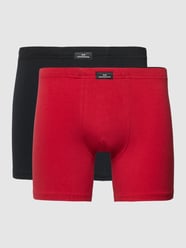 Trunks mit Label-Detail Modell 'LASTIC' im 2er-Pack von Götzburg Wäsche Rot - 33