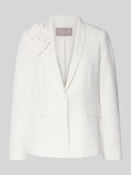 Marynarka w kroju regular fit z kwiatowymi aplikacjami od Christian Berg Woman Selection - 13