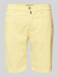 Bermudas in unifarbenem Design von Pierre Cardin Gelb - 6