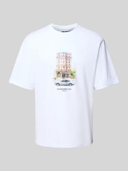 T-shirt z nadrukiem z logo od REVIEW - 14