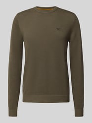 Gebreide pullover met logostitching, model 'Ricecorn' van PME Legend - 19