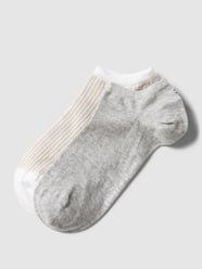 Sneakersokken met labelprint in een set van 2 paar van Tommy Hilfiger Wit - 4