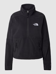 Fleecepullover mit Label-Stitching von The North Face Schwarz - 48