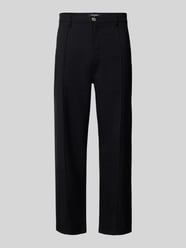 Regular fit stoffen broek met vaste persplooien, model 'GUIDER' van Pegador - 43