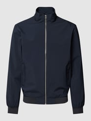 Jack met platte kraag, model 'Joshu zipper jacket' van Casual Friday Blauw - 16