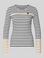 Longsleeve mit Label-Detail von Marc Cain Beige - 13