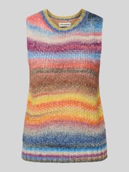 Strickshirt mit Rundhalsausschnitt Modell 'Dova' von LOLLYS LAUNDRY Orange - 28