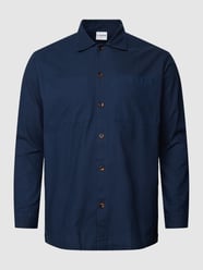 Koszula casualowa PLUS SIZE z listwą guzikową od Jack & Jones Plus Niebieski - 23