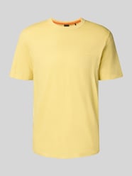 T-shirt o kroju regular fit z czystej bawełny model ‘TEGOOD’ od BOSS Orange - 30