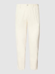 Cordhose mit französischen Eingrifftaschen von BOSS Orange Weiß - 33