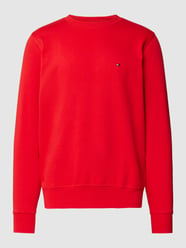 Sweatshirt met labelstitching c van Tommy Hilfiger Rood - 23