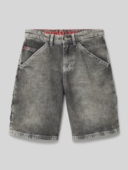 Jeansshorts mit Label-Detail von HUGO - 2