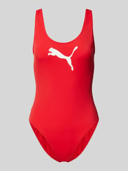 Badpak met logoprint van Puma Rood - 31