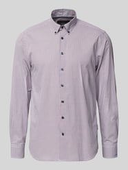 Koszula casualowa o kroju regular fit z kołnierzykiem typu button down od bugatti - 22