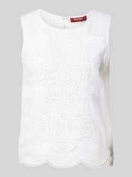 Tanktop met siergarnering, model 'EFESO' van Max Mara Studio - 24