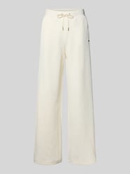 Wide Leg Stoffhose mit Strukturmuster Modell 'PEONY' von Guess Activewear - 39