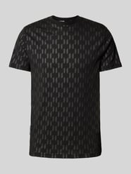 T-shirt met all-over labelprint van Karl Lagerfeld - 6