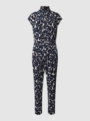 Jumpsuit mit Allover-Muster von Betty Barclay Blau - 2