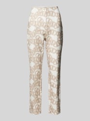 Regular Fit Stoffhose mit fixierten Bügelfalten Modell 'Ellsa' von Stehmann - 31
