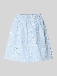 Spódnica mini w kroju regular fit z czystej bawełny model 'BANNA' od PIECES - 4