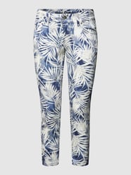 Hose mit Allover-Print Modell 'CHARLOTTE' von Blue Monkey Weiß - 21