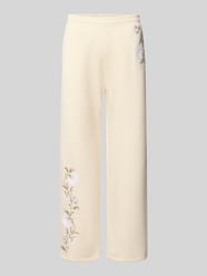 Straight Fit Sweatpants mit floraler Stickerei von REVIEW - 38