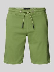 Regular Fit Bermudas mit Tunnelzug von Blend Grün - 34