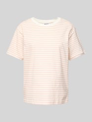 Pyjama-Oberteil aus Baumwolle mit Rundhalsausschnitt von Jake*s Casual Pink - 36