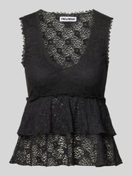 Top aus Spitze mit V-Ausschnitt von REVIEW - 39