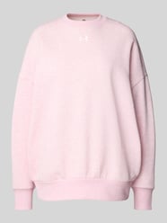 Oversized Sweatshirt mit Label-Print von Under Armour Pink - 16