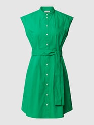 Blusenkleid mit Bindegürtel von Marc O'Polo Grün - 14