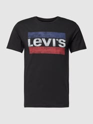 T-Shirt mit Label-Print von Levi's® Schwarz - 42