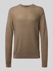Strickpullover mit gerippten Abschlüssen von Emporio Armani - 12