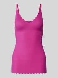 Top met bandjes en golvende zoom van Skiny Fuchsia - 12