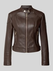 Bikerjacke in Leder-Optik Modell 'MARLENE CARIBOU' von GUESS - 45