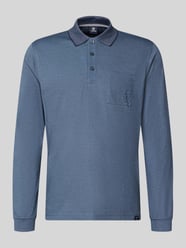 Regular Fit Poloshirt in Two-Tone-Machart von LERROS - 7