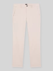 Chinos o kroju slim fit z mieszanki bawełny od BOSS Orange Fuksjowy - 2