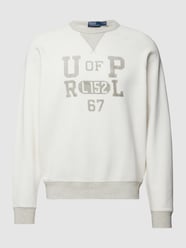 Sweatshirt mit Motiv-Print von Polo Ralph Lauren Grau / Schwarz - 33