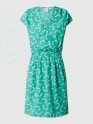 Jurk met bloemenmotief, model 'Bruce'  van ICHI Groen - 11