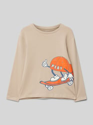 Longsleeve mit Motiv-Print Modell 'MOTIS' von Name It Beige - 35