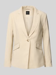 Blazer met reverskraag van Zero Beige - 38