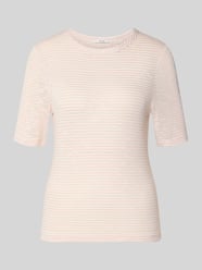 T-shirt met ronde hals model 'Sambi' van OPUS Fuchsia - 28