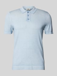 Koszulka polo o kroju slim fit z prążkowanymi wykończeniami model ‘TRITON’ od DRYKORN - 29