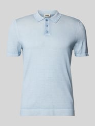 Slim fit poloshirt met ribboorden, model 'TRITON' van Drykorn - 4