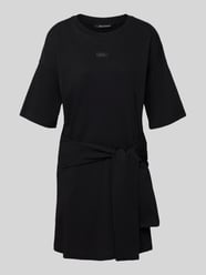 Sukienka T-shirtowa z okrągłym dekoltem i rękawem o dł. 1/2 od Armani Exchange - 2