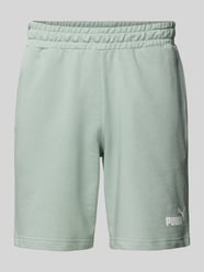 Regular fit sweatshorts met labelprint van PUMA PERFORMANCE Groen - 7