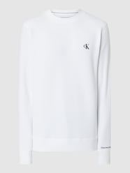 Sweatshirt mit Logo-Stickerei  von Calvin Klein Jeans Weiß - 33