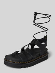 Sandalette van leer met vetersluiting model 'Nartilla' van Dr. Martens - 16